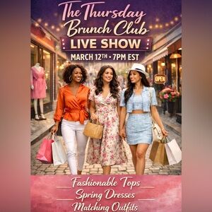 Thursday Brunch Club Live Show Spectacular Tops, Dresses and Outfit Bundles